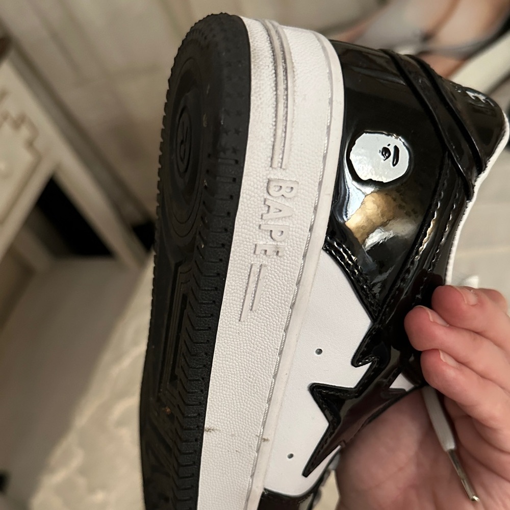 Bape Black and White Men's Shoes - Picture 8 of 11